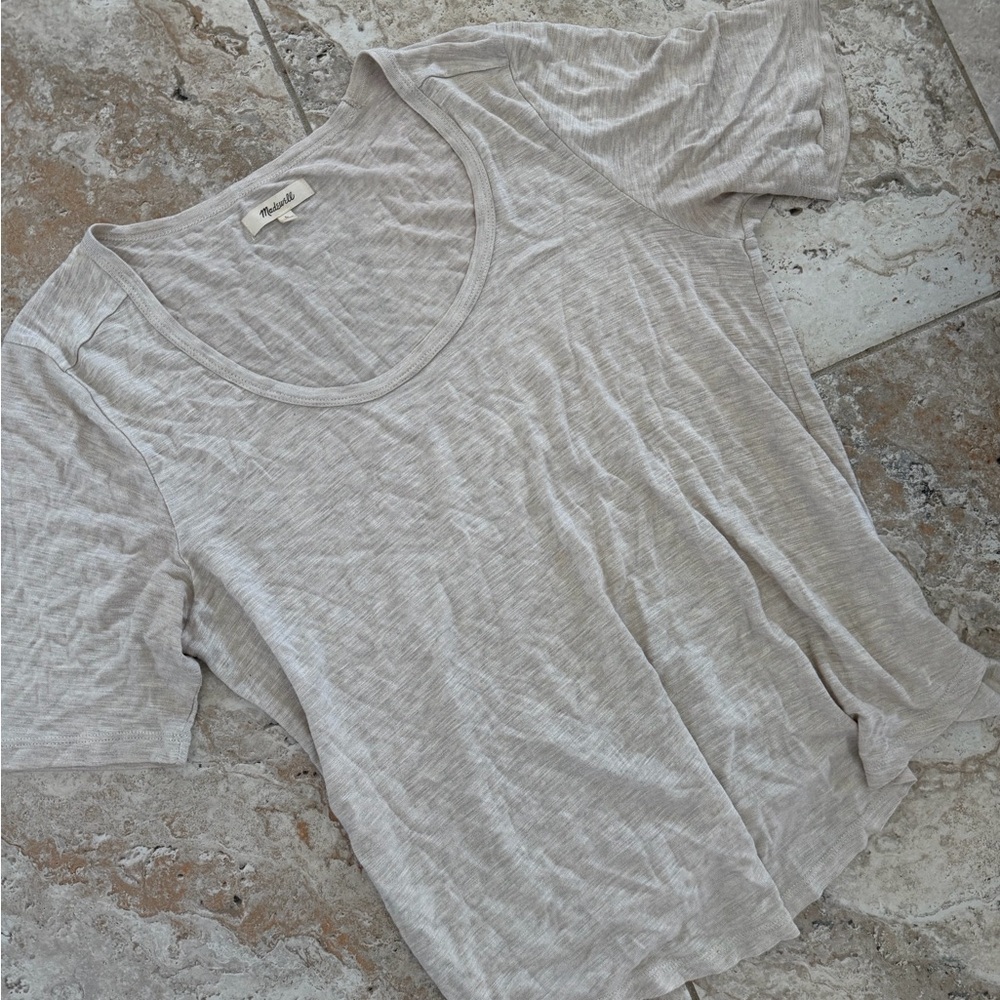 Casual Cream Women's Top